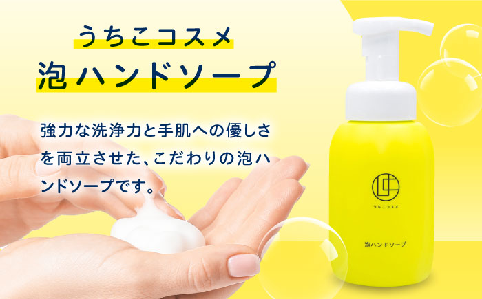 うちこコスメ泡ハンドソープ 250ml＆詰め替え用500mlセット ／ スキンケア 洗浄 化粧品 コスメ 美容 日用品 手洗い ハンドソープ 愛媛県 内子町 四国 【昭和刷子株式会社】 [BKAZ002]