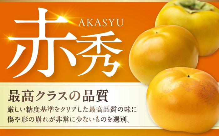 【先行予約】太秋柿 赤秀2Lサイズ約3kg（12玉入り）／ フルーツ 果物 くだもの かき 柿 内子町【愛媛たいき農業協同組合　果樹生産出荷協議会　柿部会】 [BKAL004]