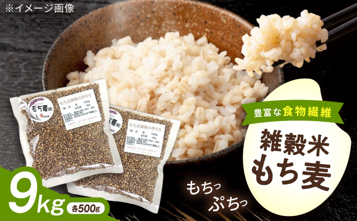 内子町産もち麦9kg ／ 国産 雑穀米 もち麦 ごはん おすすめ 送料無料 米 【株式会社内子フレッシュパークからり】 [BKAD016]