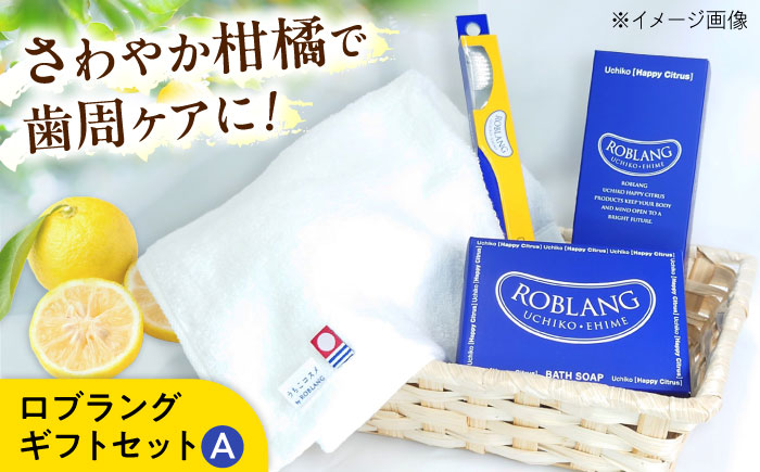 ロブラングギフトセットA／ デンタルケア オーラルケア 口腔ケア 口腔衛生ケア プレゼント ギフト 日用品 内子町【昭和刷子株式会社】 [BKAZ006]
