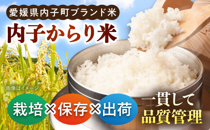 内子からり米 令和7年産ヒノヒカリ 20kg（精米10kg×2袋）／ お米 こめ 白米 精米 食品 令和7年度 ヒノヒカリ 送料無料【株式会社内子フレッシュパークからり】 [BKAD093]
