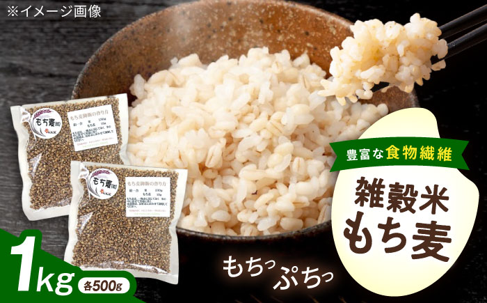 内子町産もち麦1kg ／ 国産 雑穀米 もち麦 ごはん おすすめ 送料無料 米 【株式会社内子フレッシュパークからり】 [BKAD008]