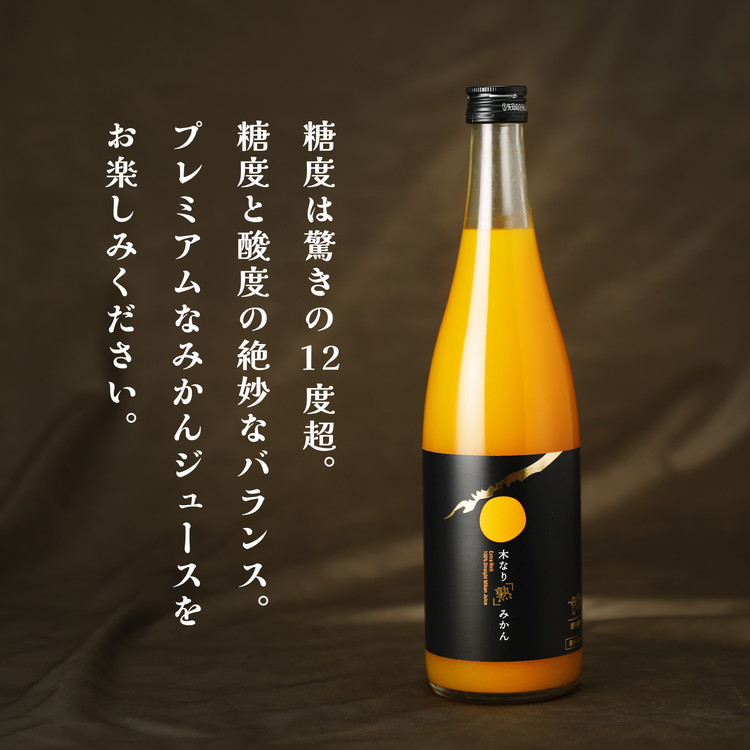 木なり「熟」みかんジュース（720ml×2本） ｜ 柑橘 蜜柑 みかん mikan フルーツ 愛媛県 伊方町