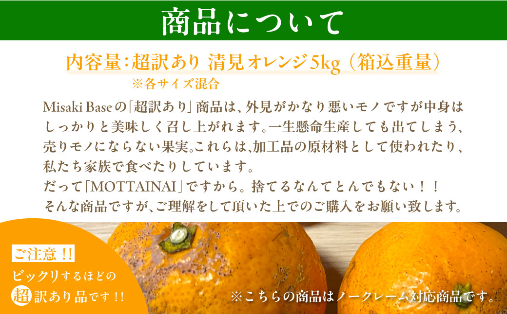 【先行受付】【※超訳あり】清見オレンジ 5kg ※離島への配送不可 （2026年3月中旬より順次発送） IKTAB009 