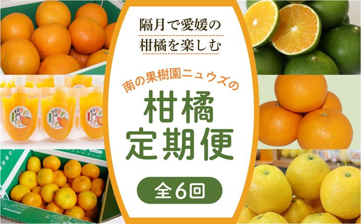 【6回定期便】【数量限定】産地直送！愛媛県産柑橘 ≪柑橘 みかん ギフト≫