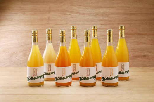 【愛媛県産】田縁農園の無添加100% ストレートジュース8種おまかせセット 720ml 全10種 みかん、きよみ、伊予柑、河内晩柑、ぽんかん、不知火、せとか、ひょうかん ニューサマーオレンジ あいおとめ ストレート果汁100％ おまかせ 高級 贈答 ギフト