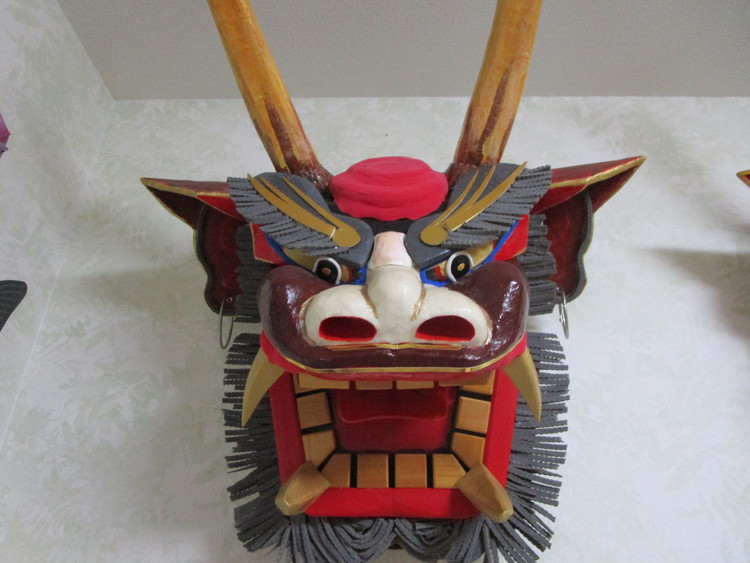 牛鬼（面のみ）壁掛け用＜インテリア 民芸品 工芸品 オブジェ 天然 お面 鬼 壁掛け 愛媛県 鬼北町＞