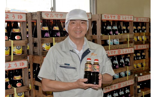 地場産の甘口しょうゆ、麦みそ、めんつゆ、ゆずぽん酢セット