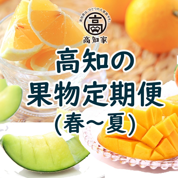 【E06015】高知の果物定期便(春〜夏)