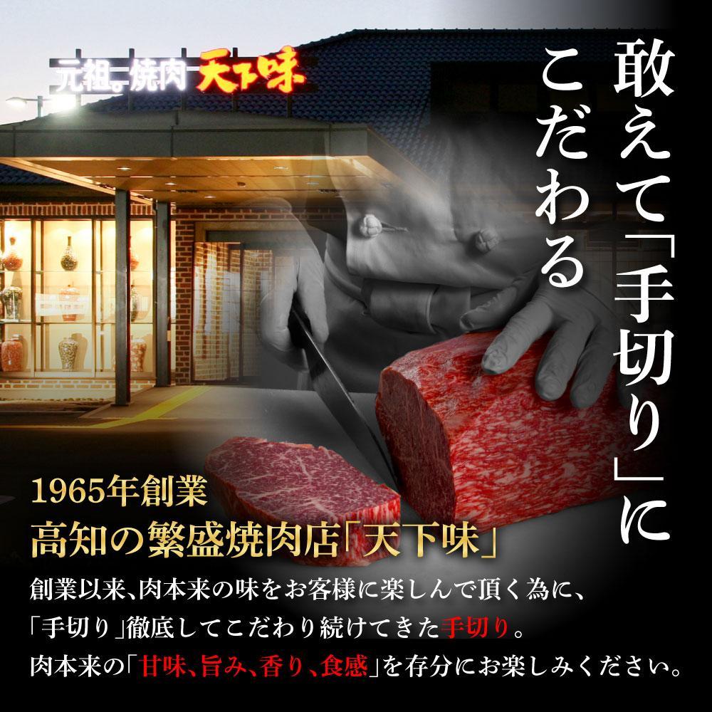 熟成肉　土佐あかうし＆土佐和牛2種食べ比べ　特選カルビブロック　約1kg（約500g×各1）