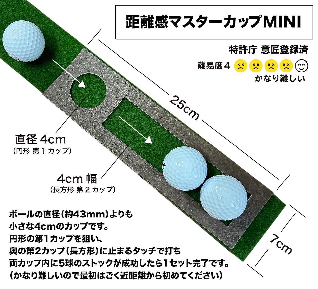 タッチがわかるパット練習レール 2枚組（標準・最高速）工房製