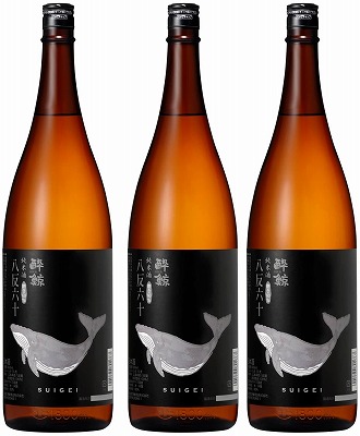 酔鯨 純米酒 八反錦60％　1800mL　3本