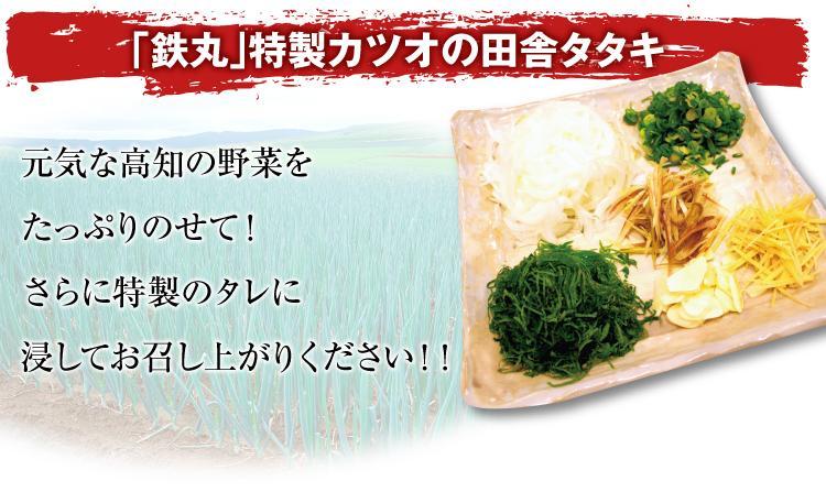 鉄丸の高知野菜てんこもりカツオの田舎タタキＡ