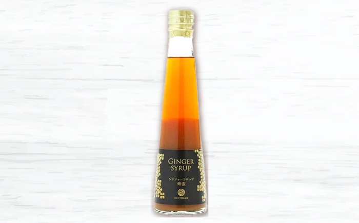 ジンジャーシロップ蜂蜜 6本 / 土佐生姜 ほっこりジンジャー【はるのTERRACE】 [ATAV007]