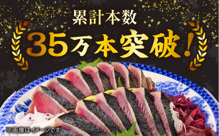 藁焼き　カツオのタタキ1節とハーフセット(冷凍)約750g 4.5～6人前【土佐黒潮水産】 [ATCQ016]