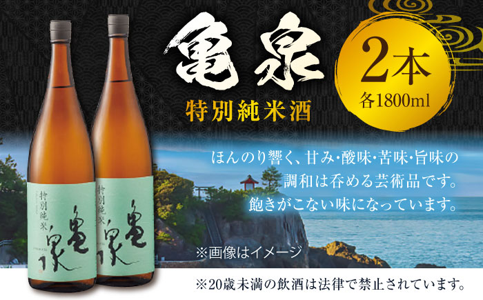 亀泉 特別純米酒 1800ml 2本 日本酒 地酒 【近藤酒店】 [ATAB118]