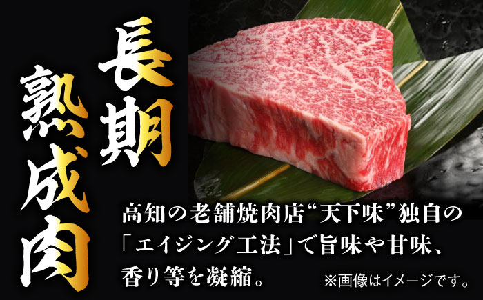 エイジング工法 熟成肉 土佐あかうし 特選シャトーブリアン ステーキ 約300g 冷凍 (約150g×2枚) 【株式会社LATERAL】 [ATAY053]