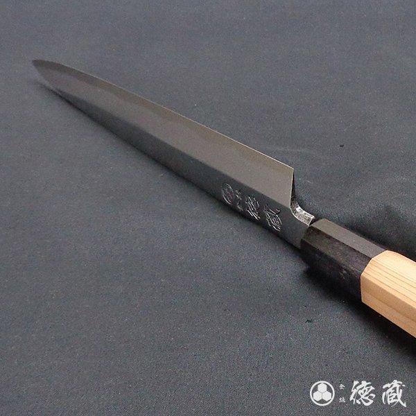 土佐打ち刃物 柳刃包丁 240mm 片刃 上白鋼 イチイ八角柄 徳蔵オリジナル 【グレイジア株式会社】 [ATAC082]