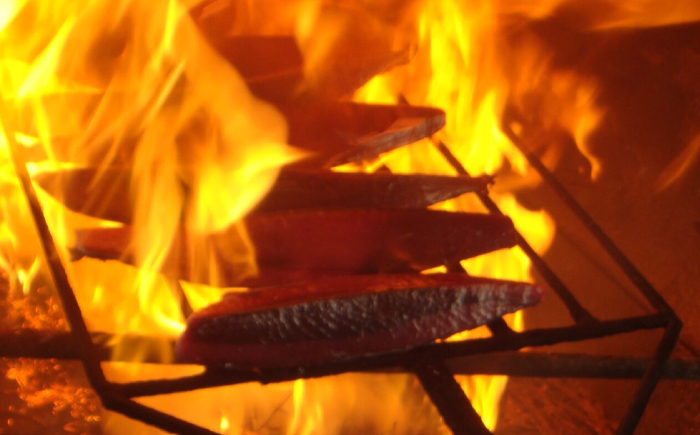 松葉焼き かつおたたき（2本セット）/ カツオ 鰹 高知かつおタタキ 【有限会社　四万十川物産】 [ATBI002]