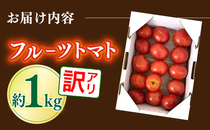 【先行予約】高知市産 ご家庭用フルーツトマト約1kg 〈2025年1月より発送開始〉 【株式会社 堀】 [ATDA007]