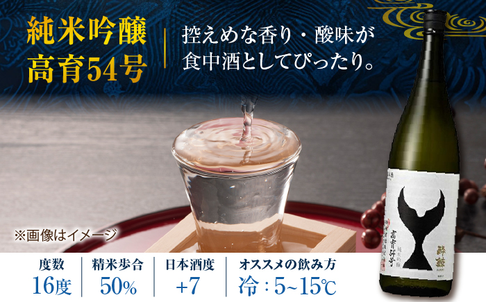 酔鯨 純米吟醸 高育54号&特別純米酒 720ml 2本 日本酒 飲み比べ 地酒 【近藤酒店】 [ATAB040]