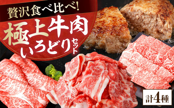 牛肉 いろどりセット 総計2.5kg 切り落とし すき焼き 焼肉 ハンバーグ 【(有)山重食肉】 [ATAP059]