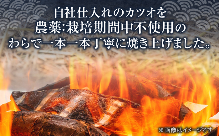 藁焼き　カツオのタタキ2節セット(冷凍)約1.0kg 6～9人前【土佐黒潮水産】 [ATCQ013]