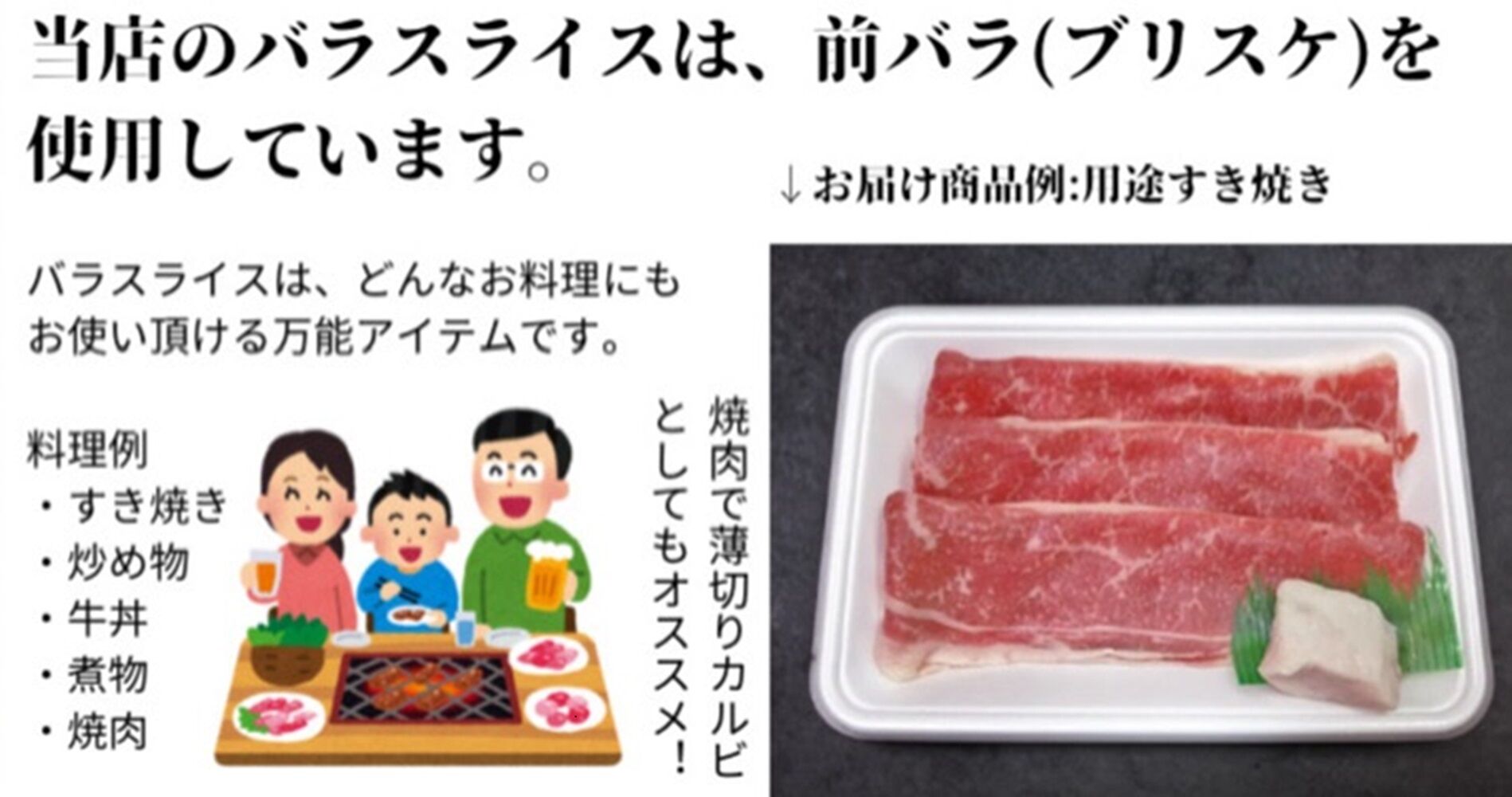 高知県産 黒毛和牛 バラスライス 約500g 高知 土佐和牛 お肉 牛肉  ギフト 贅沢　【焼肉寛十郎】 [ATDO005]