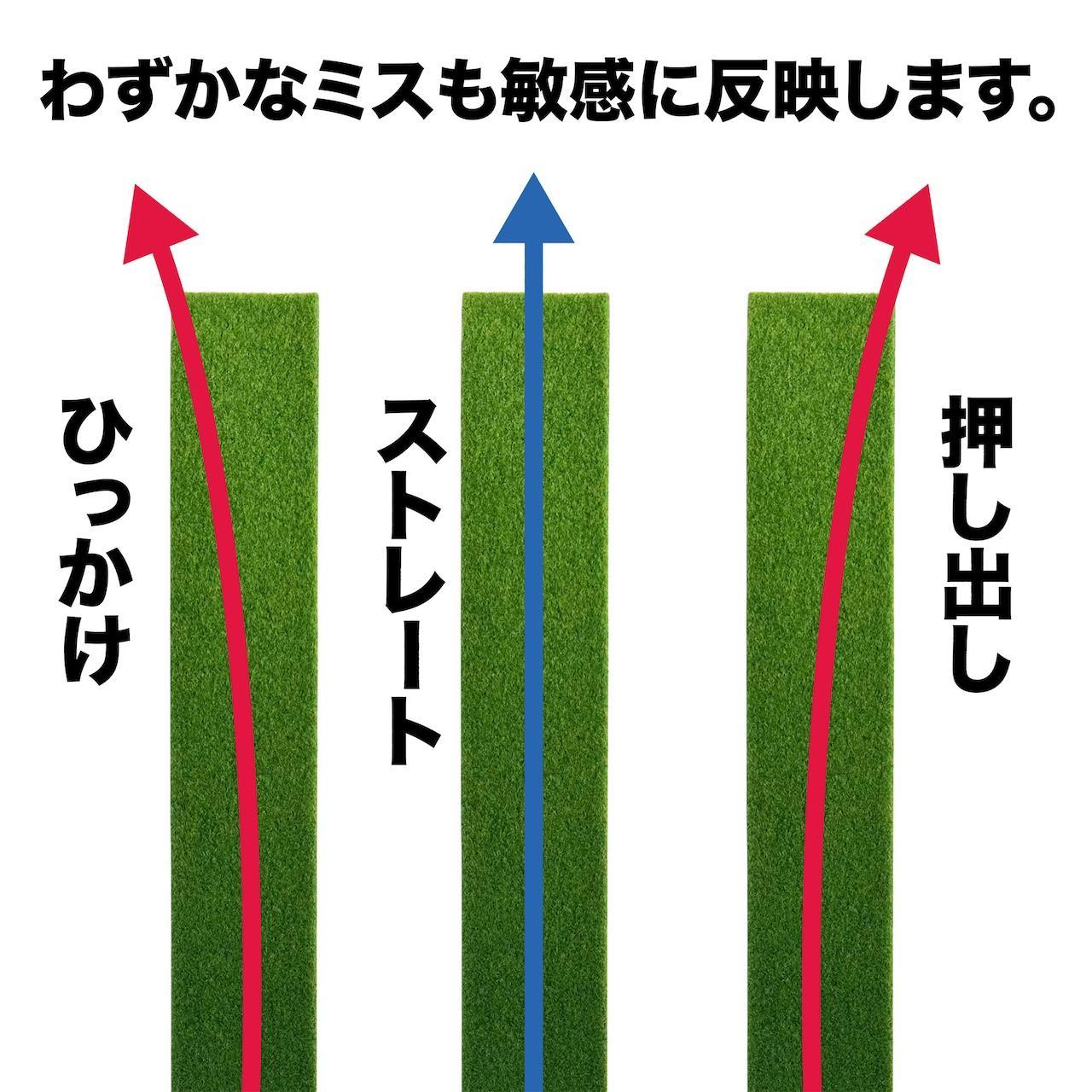 タッチがわかるパット練習レール 2枚組（標準・最高速）工房製