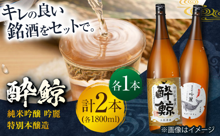 酔鯨 純米吟醸 吟麗&特別本醸造 1800ml 2本セット 日本酒 飲み比べ 地酒 【近藤酒店】 [ATAB020]