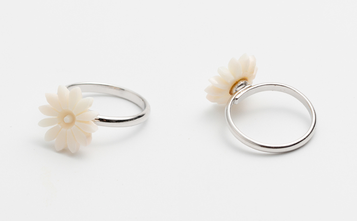 匠の技 フラワー彫刻 フリーサイズ リング 【有限会社米沢サンゴ店】 [ATCX031]