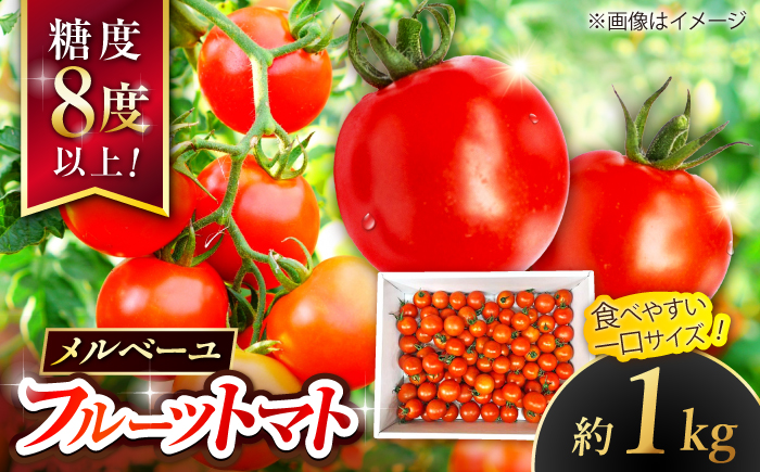 【先行予約】 高知県高知市 フルーツトマト メルベーユ 約1kg  〈2025年12月中旬頃〜発送〉 / 高糖度 トマト とまと フルーツトマト 野菜 【株式会社　四国健商】 [ATAF071]