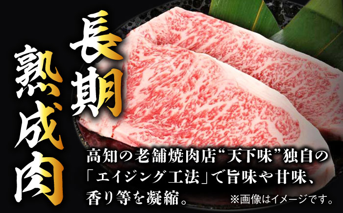 エイジング工法 熟成肉 土佐あかうし 特選サーロイン ステーキ 約400g 冷凍 (約200g×2枚) 【株式会社LATERAL】 [ATAY027]