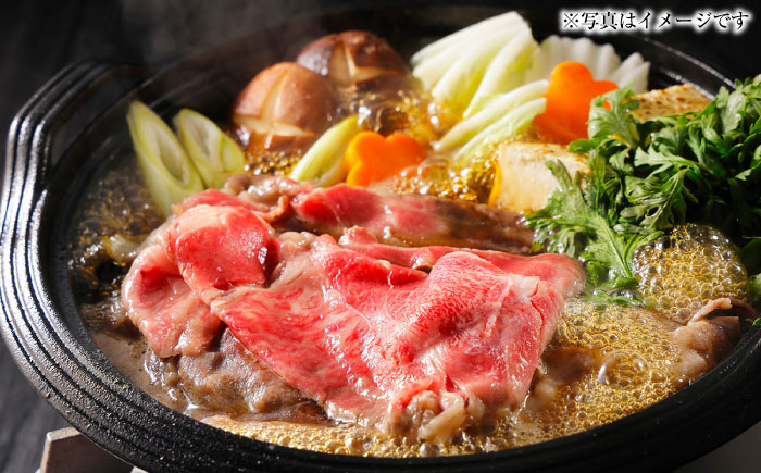 【12回定期便】すき焼き しゃぶしゃぶ用スライス肉 約600g 総計約7.2kg/土佐和牛 【株式会社 四国健商】 [ATAF118]