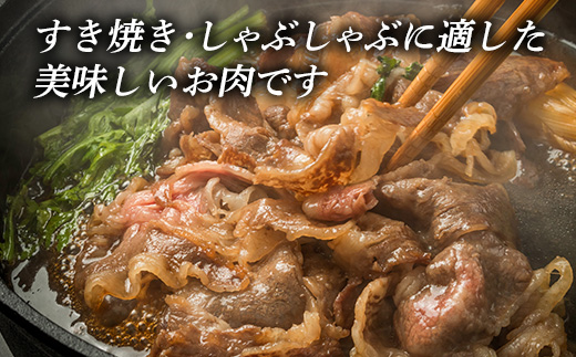 【土佐和牛】すき焼き・しゃぶしゃぶ用スライス肉 約600ｇ