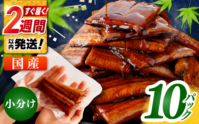【年内発送 12/18入金分迄】訳あり 鰻蒲焼きカット　約50g×10　タレ(山椒)付　【株式会社七和】 [ATAX015]