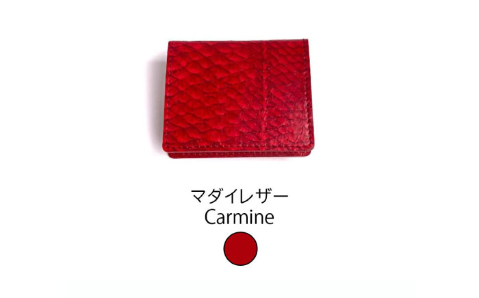 【Carmine】Ocean Leather BOXコインケース【マダイ】【興洋フリーズ株式会社】 [ATBX068-05]