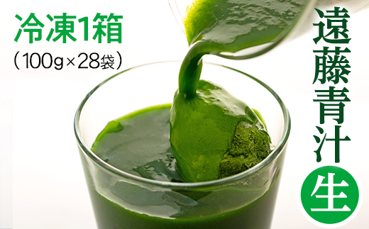 遠藤青汁【生】冷凍1箱（100ｇ×28袋） | 健康 美容 乳酸菌 ケール