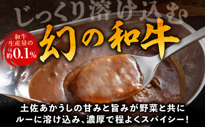 【6回定期便】高知土佐あかうしビーフカレー 10食セット/ レトルト カレー あか牛 土佐あかうし 牛肉 牛カレー 保存食 常備 人気 おすすめ 高知市 【株式会社 四国健商】 [ATAF138]