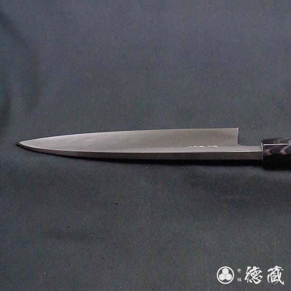 土佐打ち刃物 左片刃 出刃包丁 210mm 白紙2号 朴八角柄 徳蔵オリジナル 【グレイジア株式会社】 [ATAC136]