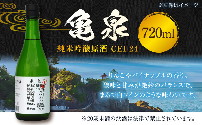 亀泉 純米吟醸原酒CEl-24 720ml 1本 日本酒 地酒 【近藤酒店】 [ATAB150]