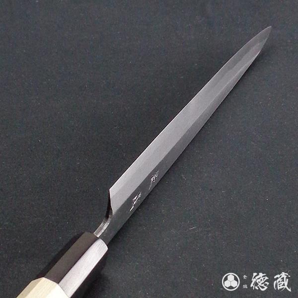 土佐打ち刃物 左片刃 柳刃包丁 210mm | 白紙2号 朴八角柄 徳蔵オリジナル【32031】 【グレイジア株式会社】 [ATAC125]