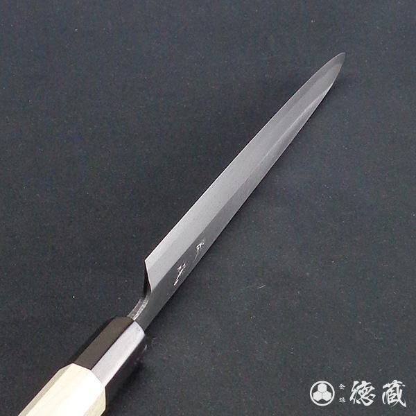 土佐打ち刃物 左片刃 柳刃包丁 240mm | 白紙2号 朴八角柄 徳蔵オリジナル【32032】 【グレイジア株式会社】 [ATAC126]