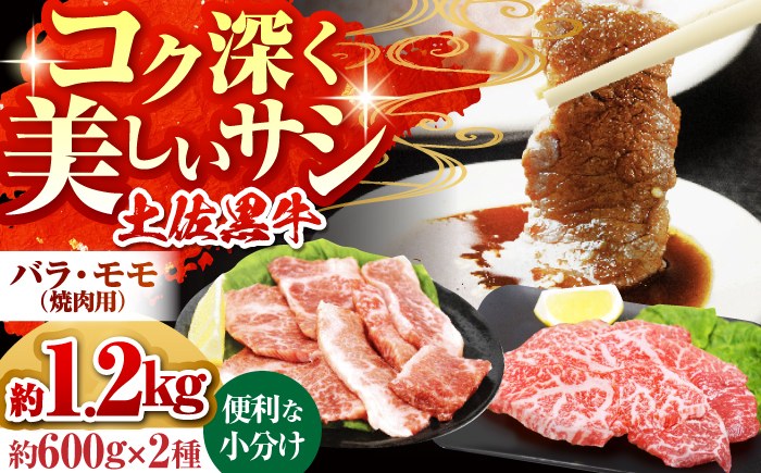 土佐黒牛　モモ・バラ焼肉セット　各約200g×3【高知県食肉センター株式会社】 [ATFC008]