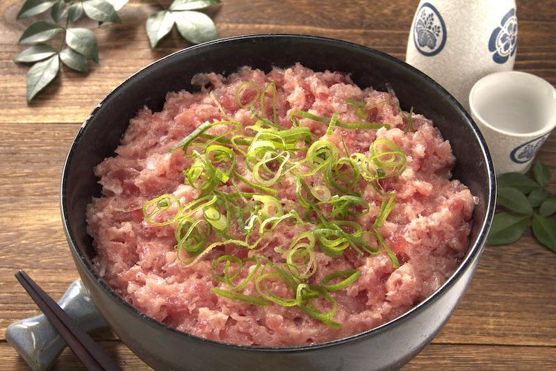 天然マグロのタタキ丼セット　約100ｇ×５パック