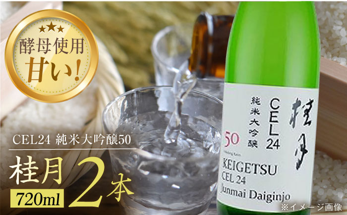 桂月 CEL24 純米大吟醸50 720ml 2本 日本酒 地酒 【近藤酒店】 [ATAB083]