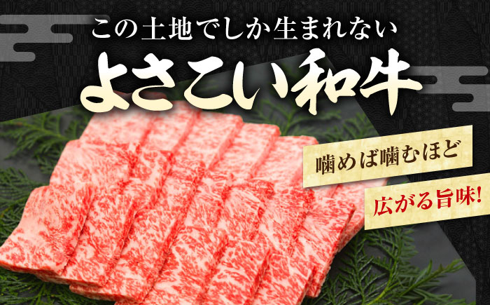 高知県産 よさこい和牛 焼肉用 約1kg 牛肉 国産 焼き肉 BBQ A4 A5 【(有)山重食肉】 [ATAP064]