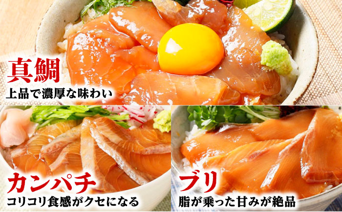 漬け丼の素3種 食べ比べセット (約80g×3パック) 【興洋フリーズ株式会社】 [ATBX034]