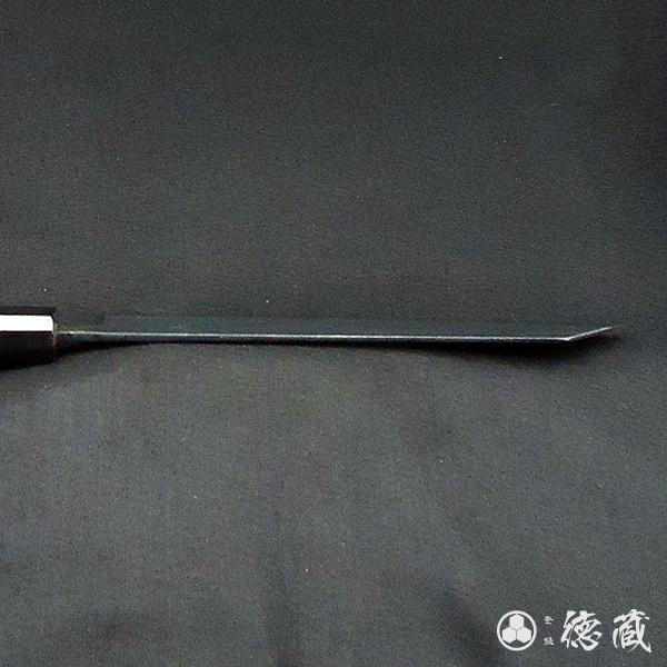 土佐黒打ち刃物 切付包丁 210mm 黒打ち積層 両刃 青紙2号 紫檀八角 ダマスカス 徳蔵オリジナル 【グレイジア株式会社】 [ATAC110]