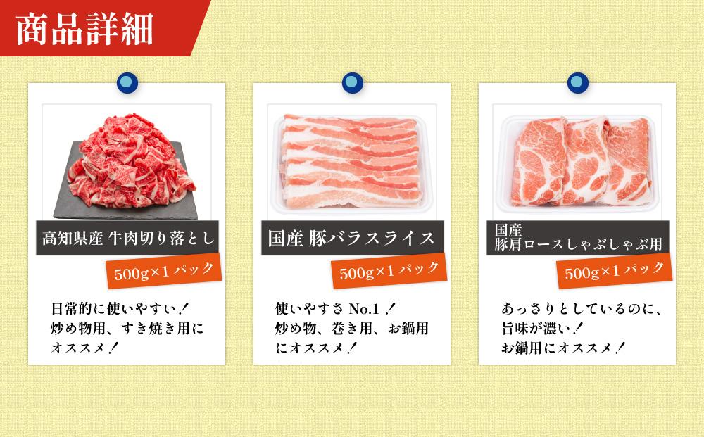 お肉の定期便　バラエティセット　(３か月)　お肉合計約4.5kg｜山重食肉